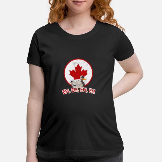 Canada Goose Eh With Canadian Flag 